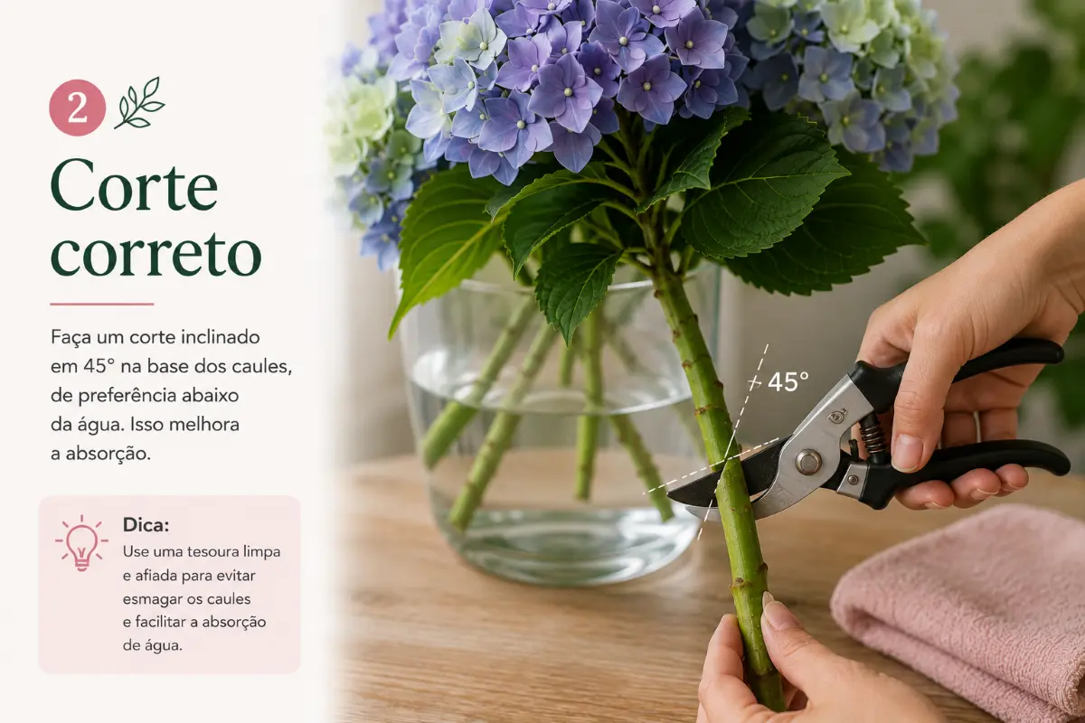 Como Fazer o Corte Correto das Hydrangeas para Aumentar a Durabilidade | Florália