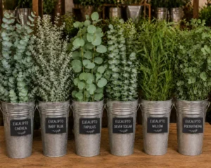 Eucalipto para decoração floral