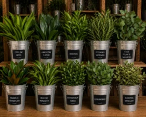 Folhagens decorativas para arranjos florais