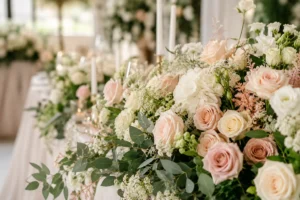 Flores premium para decoração de casamento