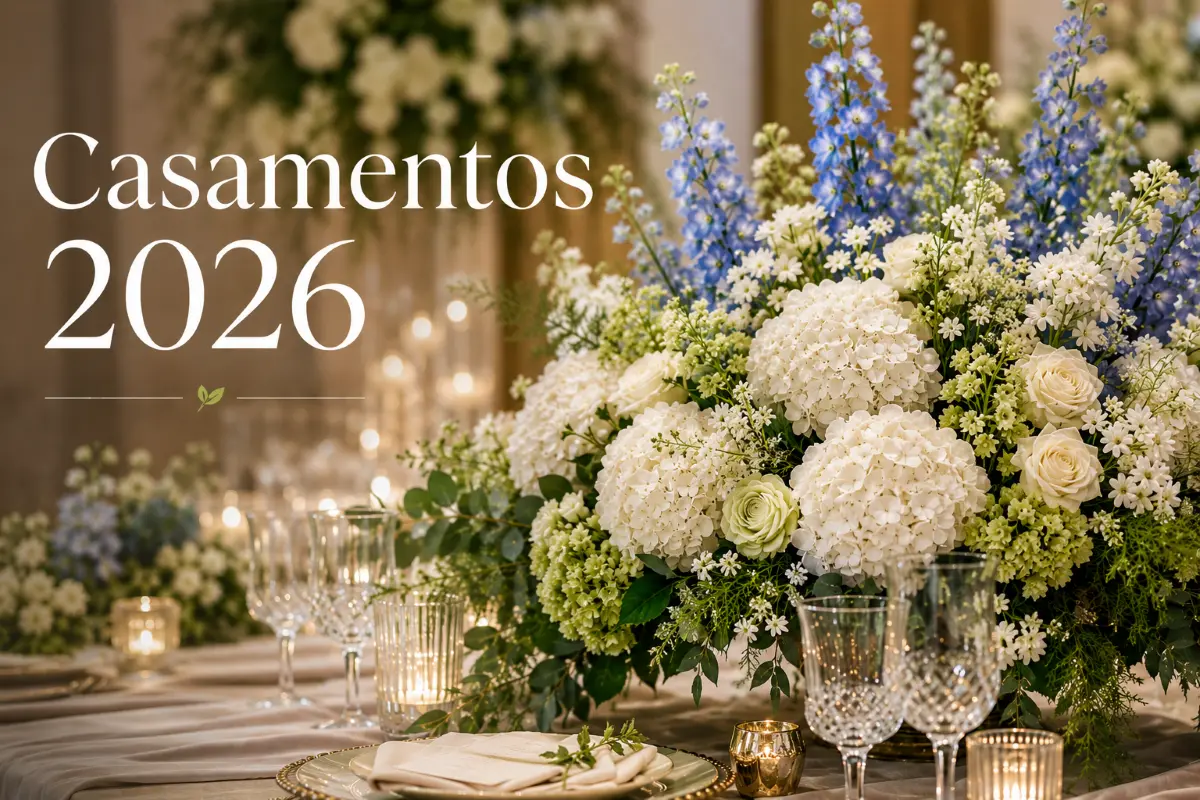 Tendências florais para casamentos