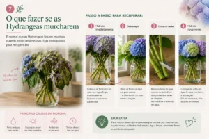 Como cuidar das Hydrangeas se murcharem.