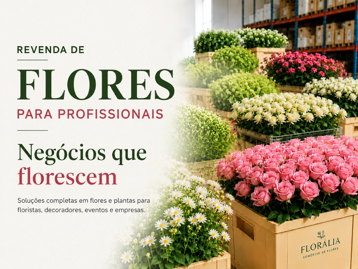 Florália Comércio de Flores para Profissionais do Setor Floral Florália Comércio de Flores - flores frescas para floristas, decoradores, eventos e empresas