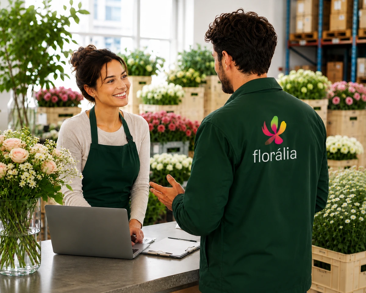 Atendimento Profissional Para Floristas | Florália Florália: Apoio ao Cliente Personalizado.